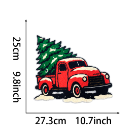 Christmas Patch Set | DIY Decorative Patches | Holiday Gift Ideas | Christmas Tree, Snowflakes, Reindeer Designs | Perfect for Clothing, Hats, Bags | Must-Have Christmas Decoration