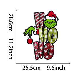 Christmas Patch Set | DIY Decorative Patches | Holiday Gift Ideas | Christmas Tree, Snowflakes, Reindeer Designs | Perfect for Clothing, Hats, Bags | Must-Have Christmas Decoration