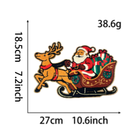 Christmas Patch Set | DIY Decorative Patches | Holiday Gift Ideas | Christmas Tree, Snowflakes, Reindeer Designs | Perfect for Clothing, Hats, Bags | Must-Have Christmas Decoration